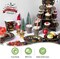 Christmas Party Supplies-222 PCS-Christmas Paper Plates and Napkin Sets for 24 Guests-with Christmas Plate